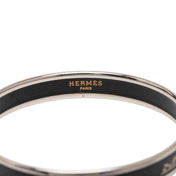 Hermes Enamel PM Silver Black Metal Belt main image 5